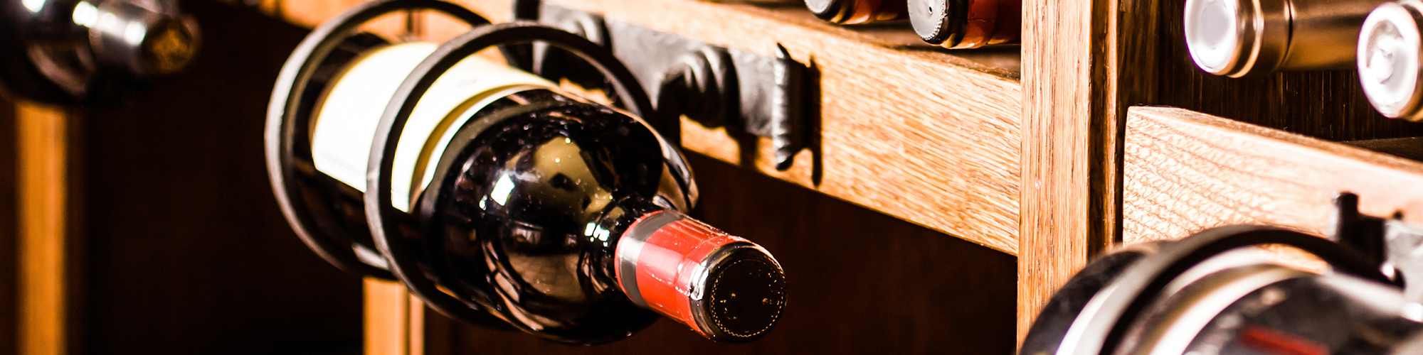 Stored Wine Bottles